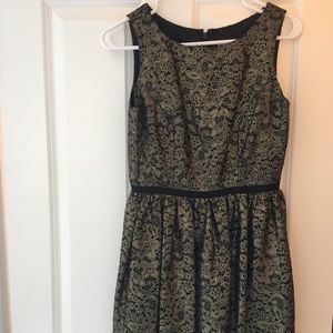 Shoshanna Metallic Lace Dress 2